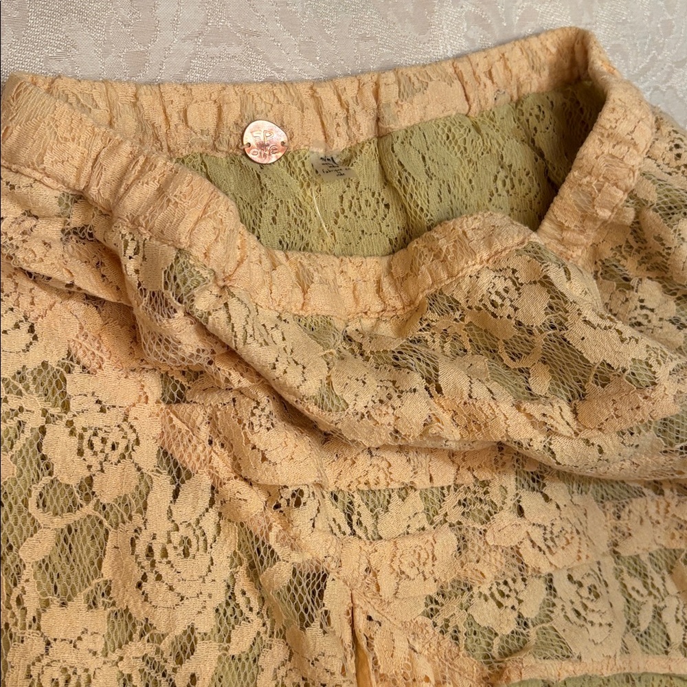 Free People One Solene lace high low skirt sz.M - Picture 10 of 16